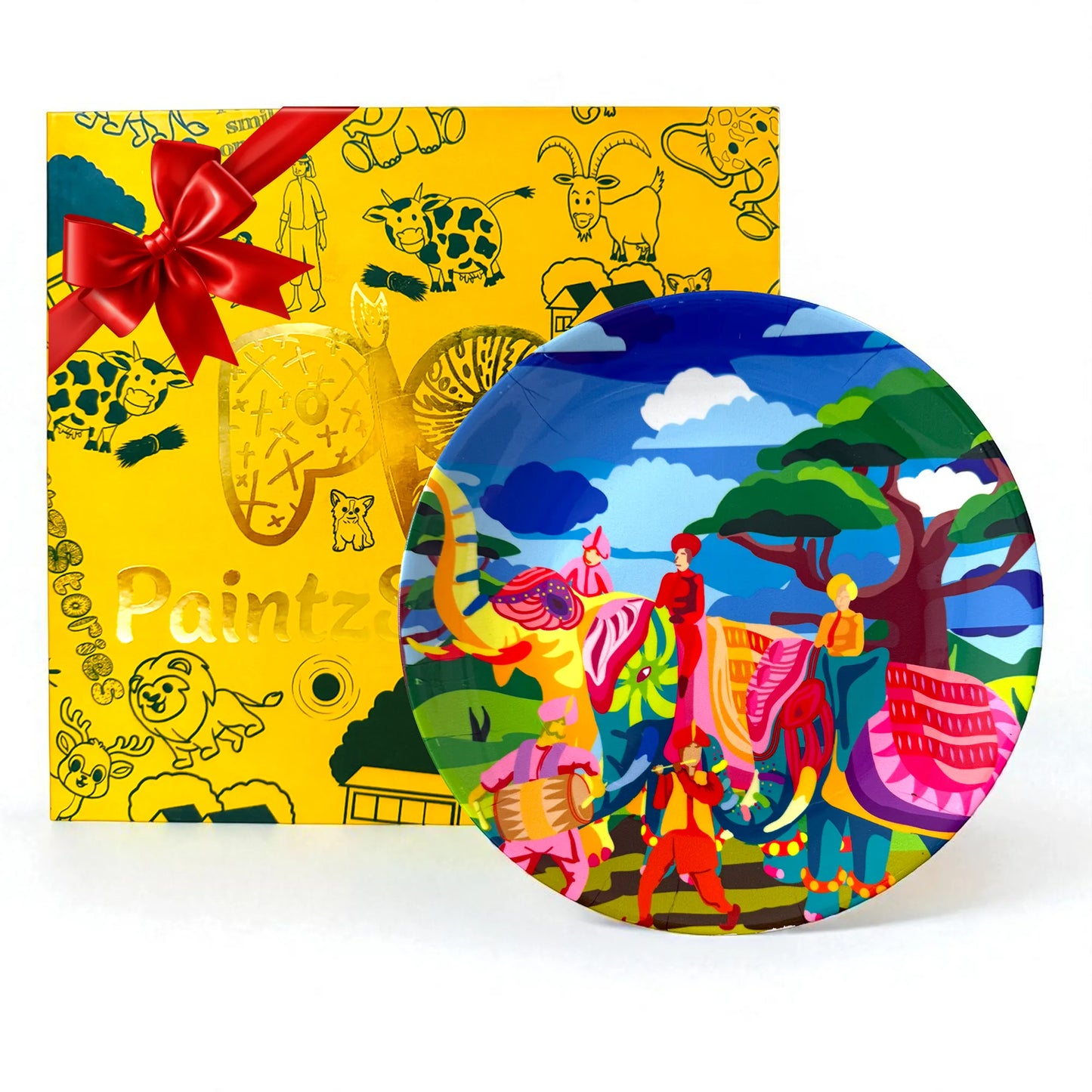 Gift packaging Divine Celebrations ceramic wall plate