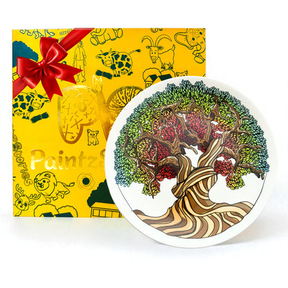 Gift-ready packaging of A Magnificent Tree plate
