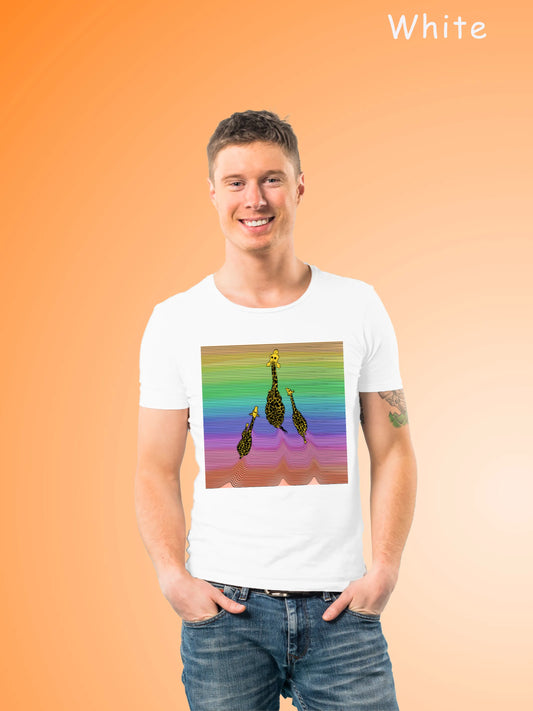 "Three giraffes" Unisex Regular T-Shirt