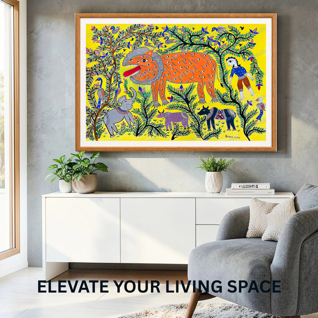 Lion Animals Birds wall decor display