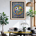 Peacock and Fish wall decor display