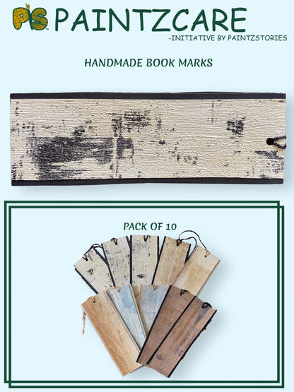 PaintzCare - Handmade Book Marks (Set of 10)
