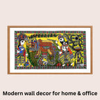 Birth of Sita Madhubani art in modern home decor