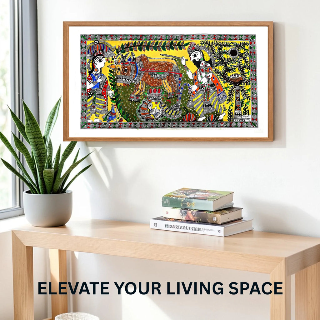 Birth of Sita wall decor display