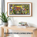 Birth of Sita wall decor display
