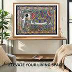 Decorated Elephant wall decor display