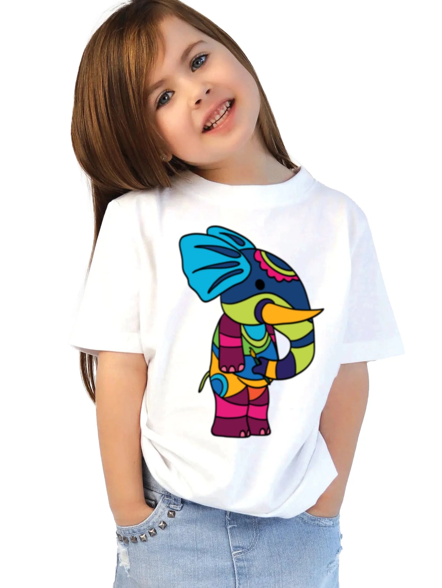 "PS(PaintzStories) Animals " Unisex Regular Kid's T-Shirt
