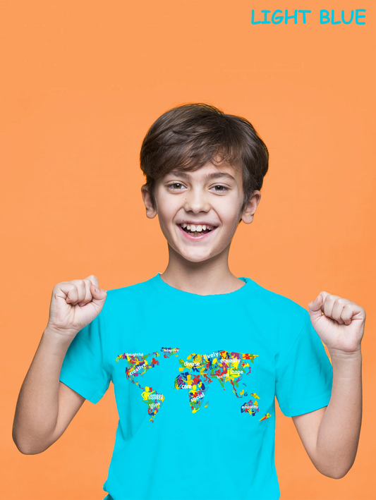 "The Humanity Map"Unisex Regular Kid's T-Shirt