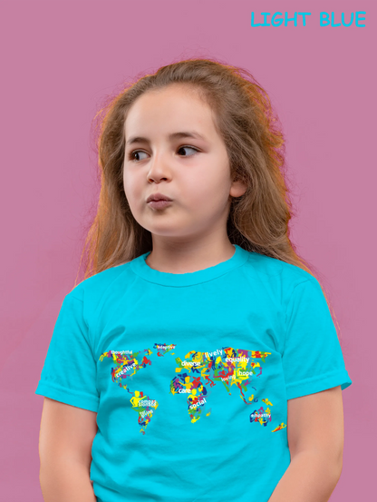 "The Humanity Map"Unisex Regular Kid's T-Shirt