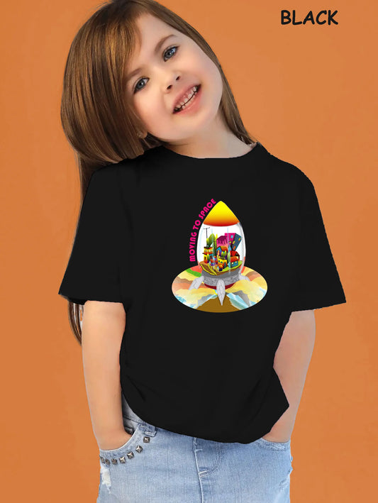 "Escape to Space" Unisex Regular Kid's T-Shirt