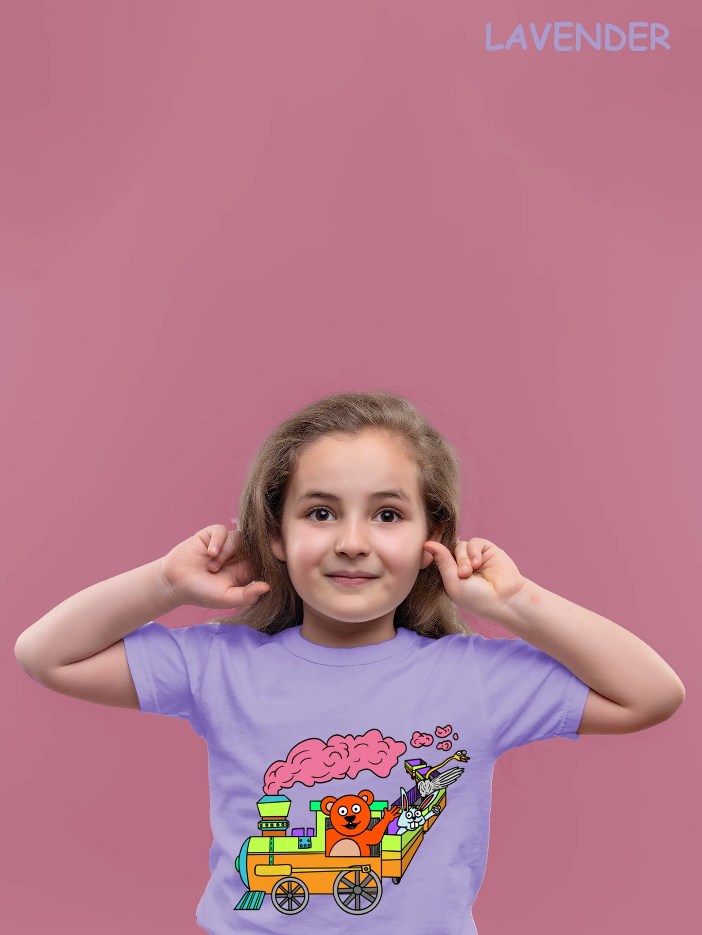 "Train with animals" Unisex Regular Kid's T-Shirt