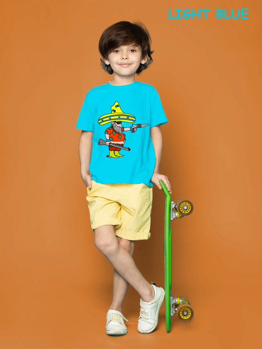 "Wild man's intention" Unisex Regular Kid's T-Shirt
