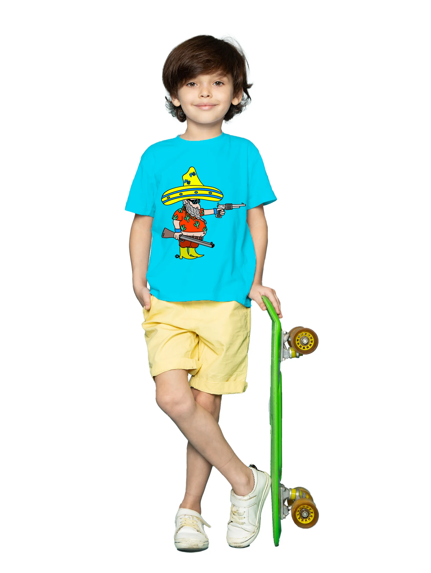 "Wild man's intention" Unisex Regular Kid's T-Shirt