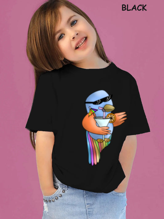 "Five colourful Birds" Unisex Regular Kid's T-Shirt