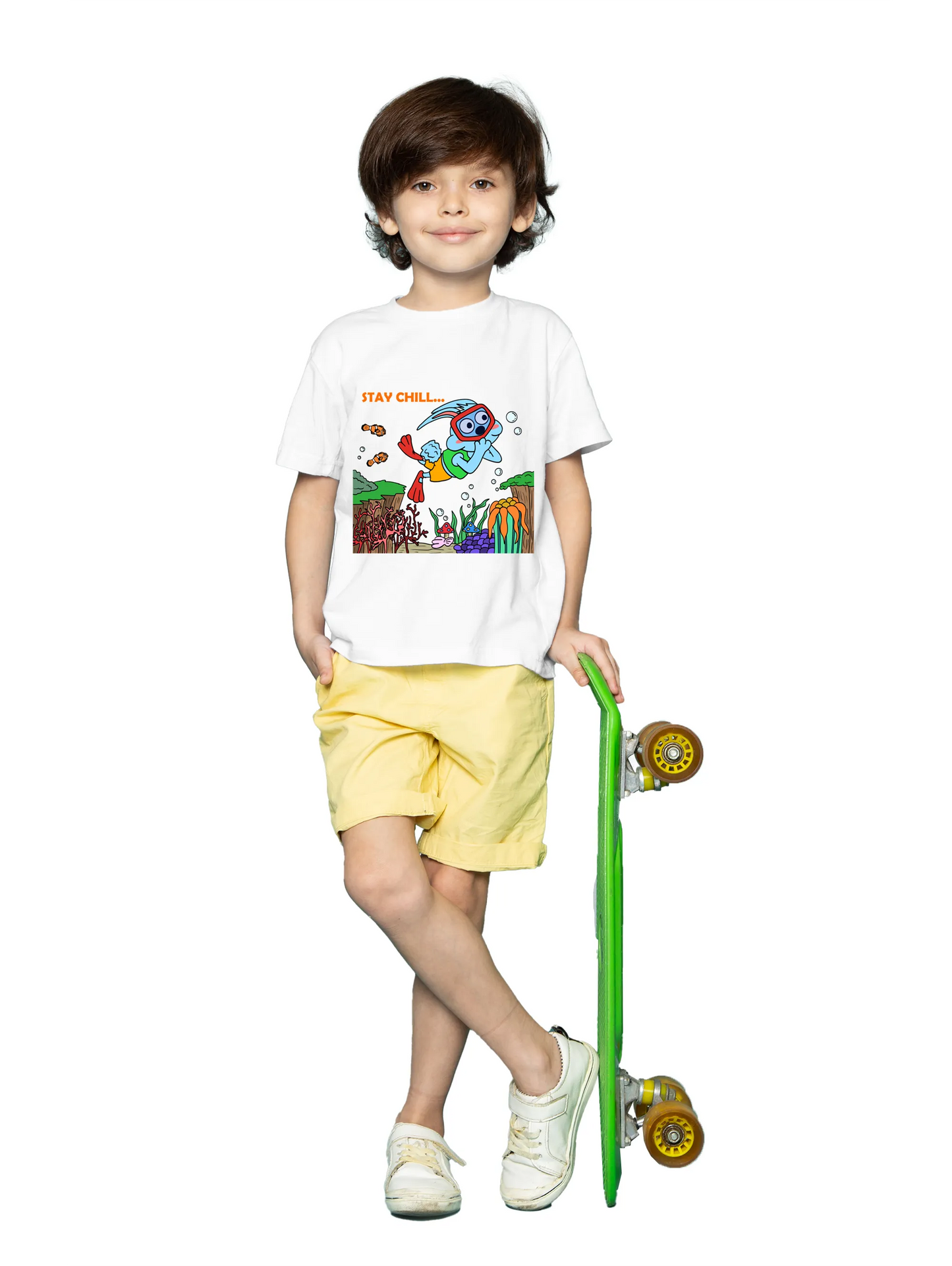 "Diving Rabbit" Unisex Regular Kid's T-Shirt