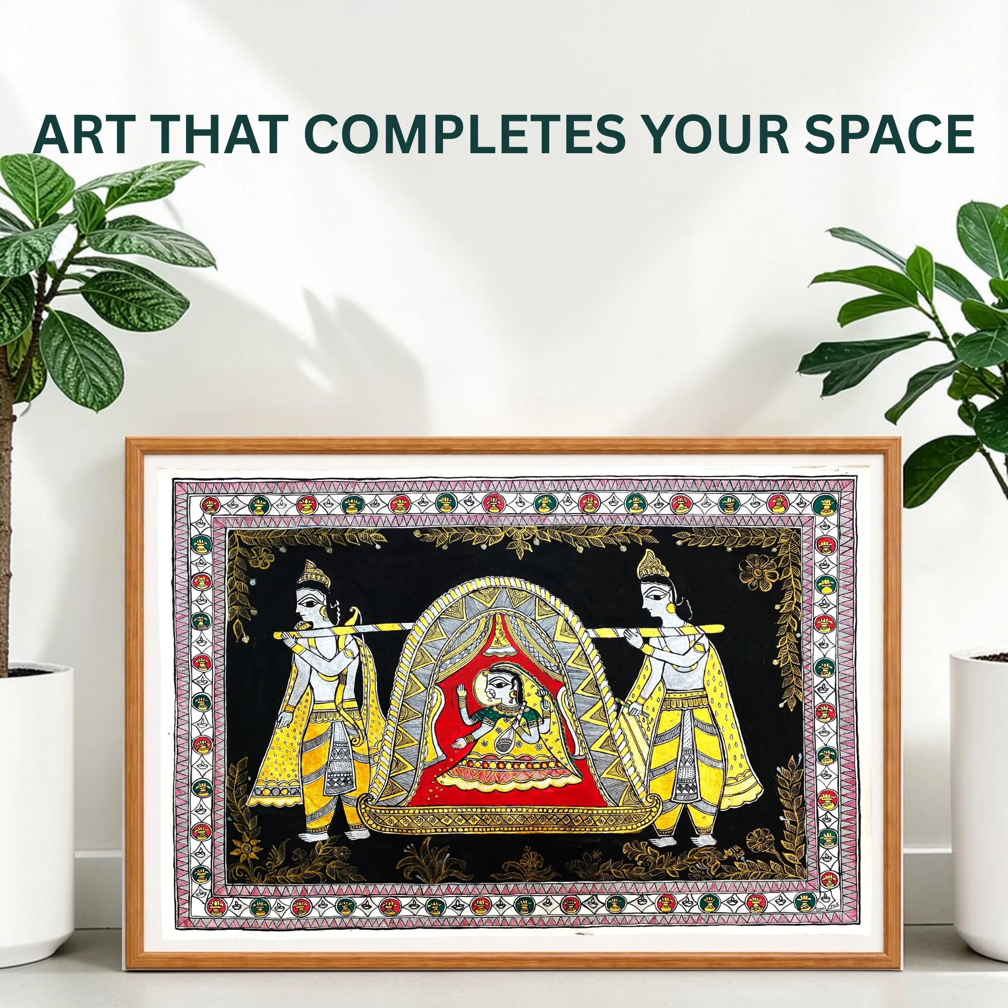 Doli Kahar painting handmade details