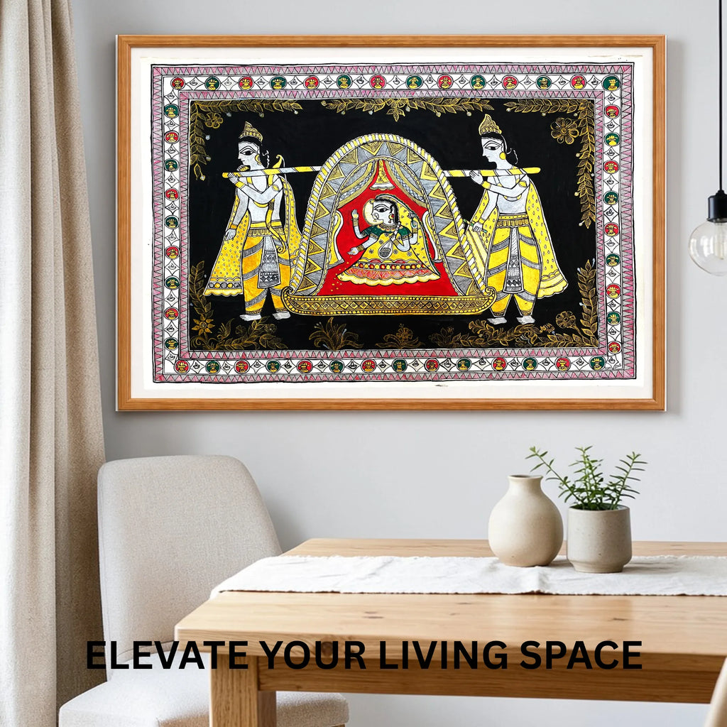 Doli Kahar wall decor display