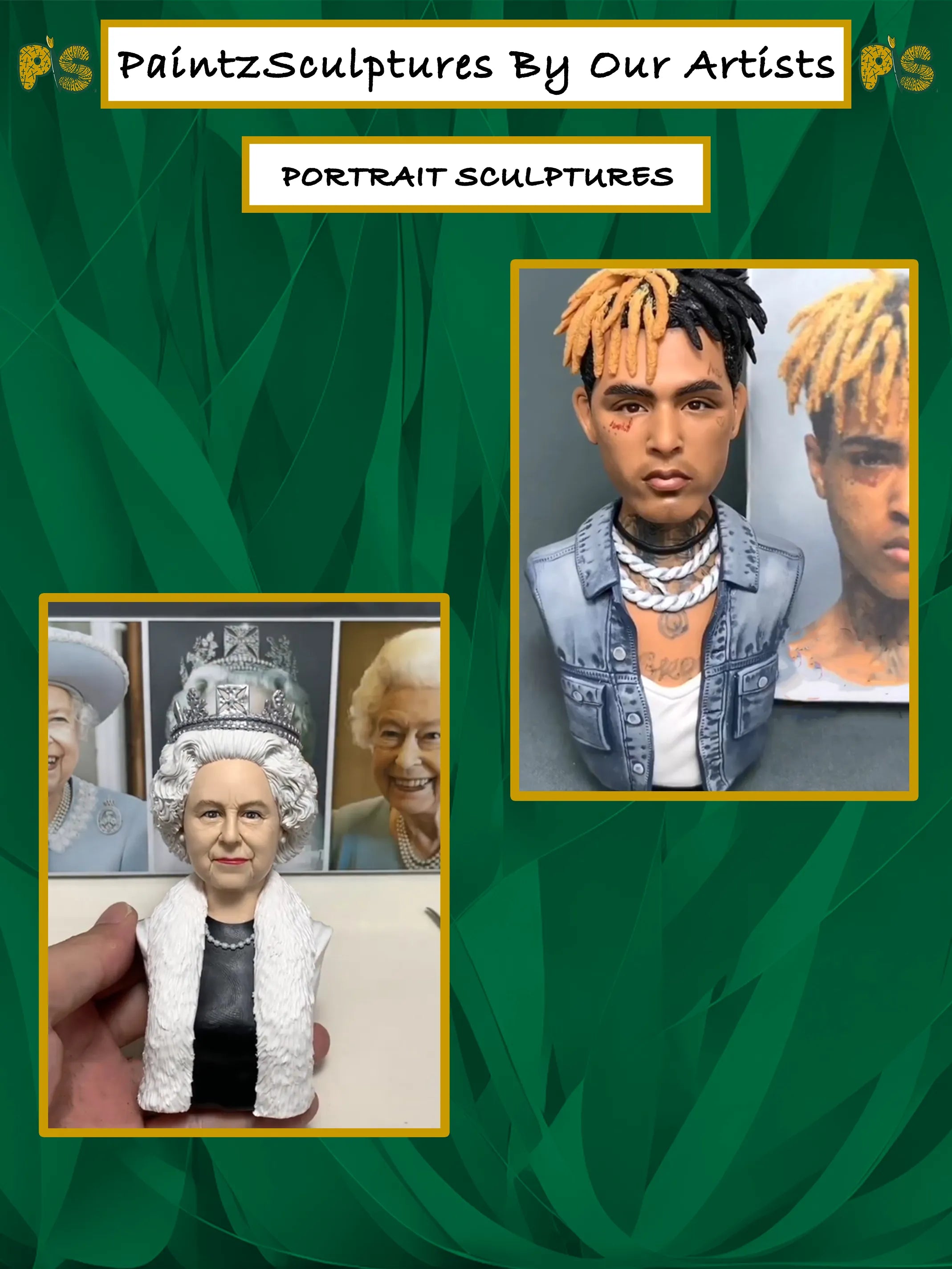 Half body sculpture