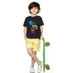 Main view of PaintzStories artistic kids t-shirt featuring PS(PaintzStories) Animal- Elephant artwork with colourful illustration, premium cotton comfort, designer kids tshirt, and artist tees.