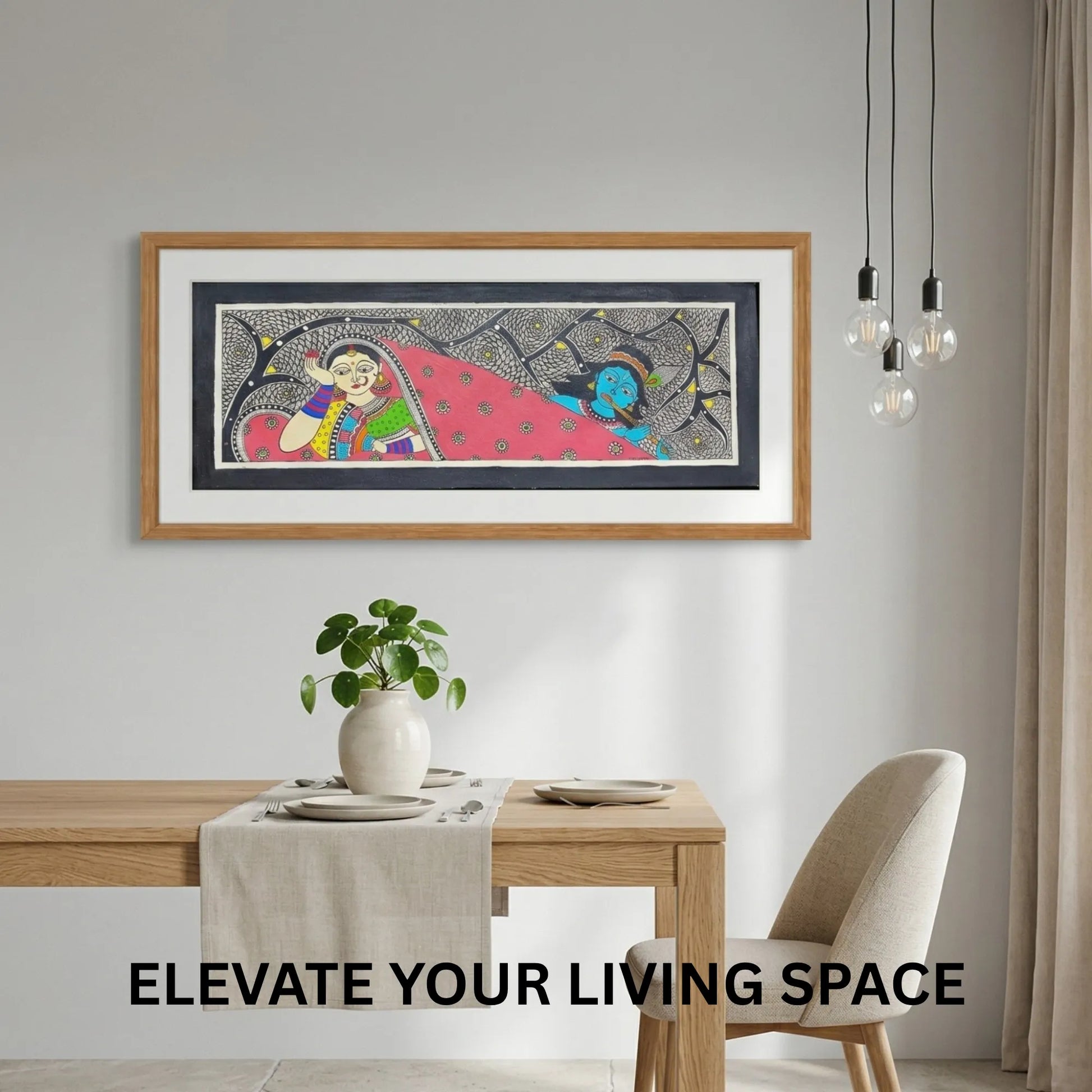 Krishna Flute Dance wall decor display