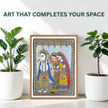 Ganesha Marriage painting handmade details