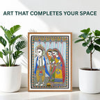 Ganesha Marriage painting handmade details