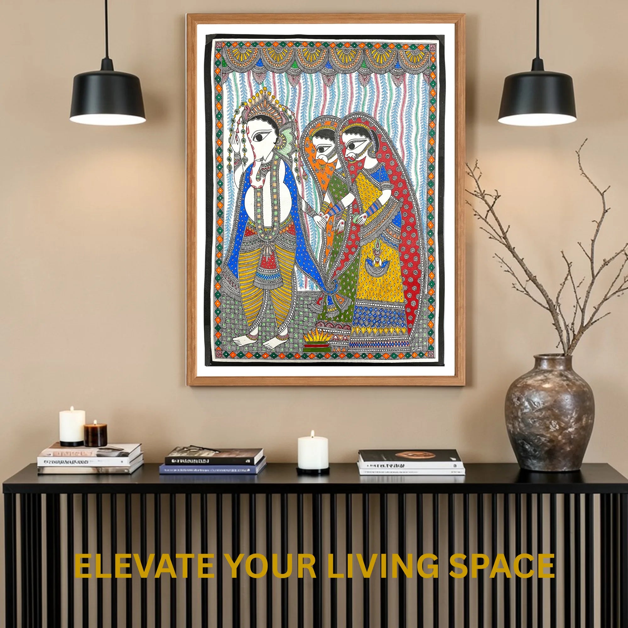 Ganesha Marriage wall decor display