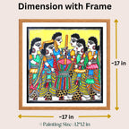 Othangar painting size 12 x 12 inch