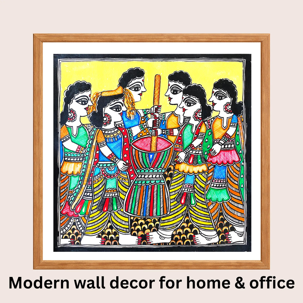 Othangar Madhubani art in modern home decor