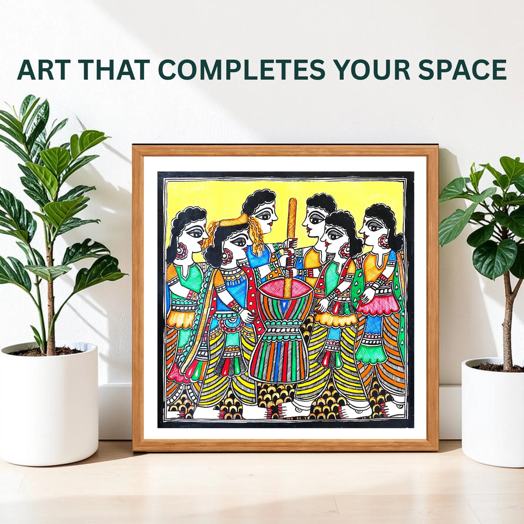 Othangar painting handmade details