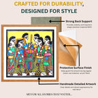 Framed Othangar painting detail