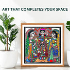 Sindoor Daan painting handmade details