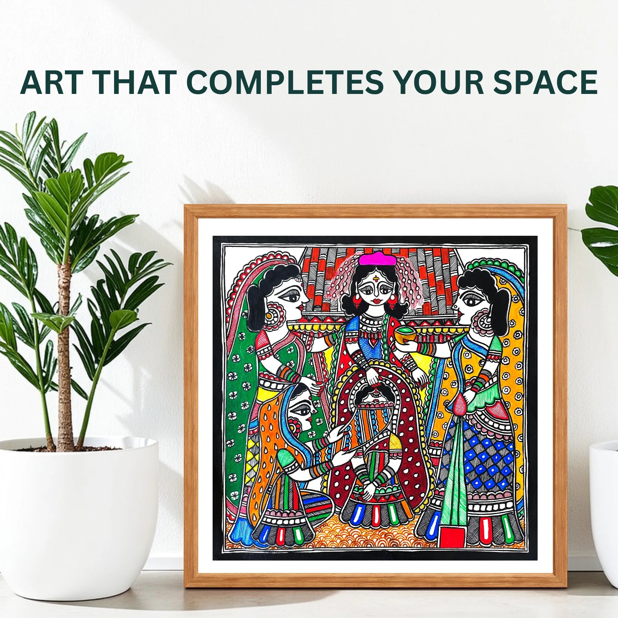 Sindoor Daan painting handmade details