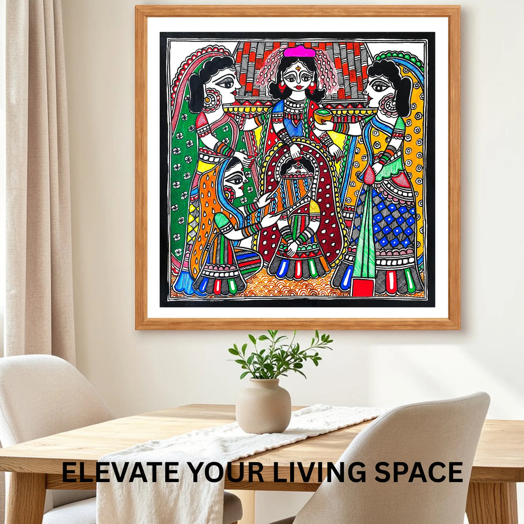 Sindoor Daan wall decor display