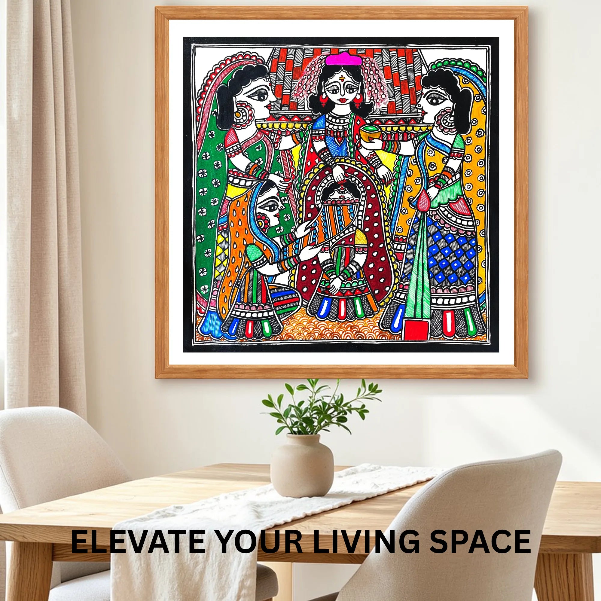 Sindoor Daan wall decor display