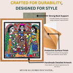 Framed Sindoor Daan painting detail
