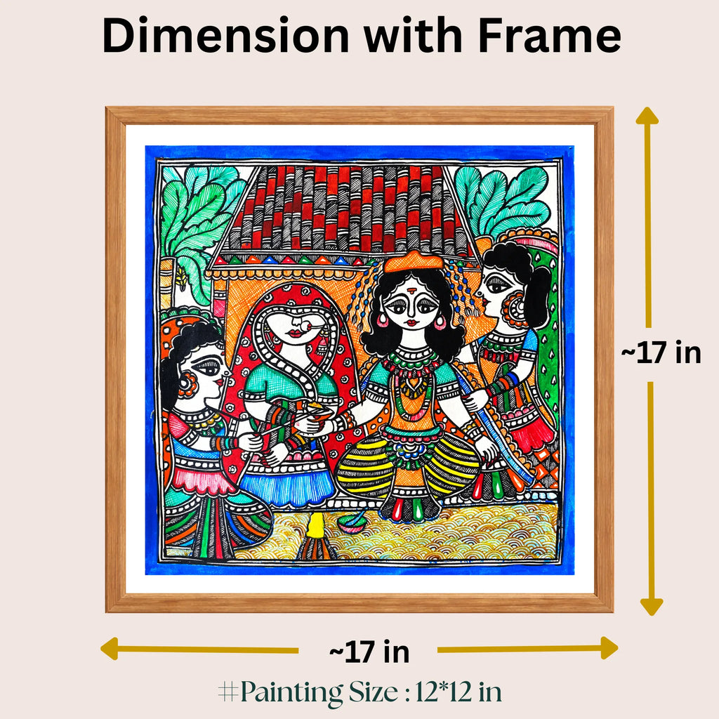 Panigrahan Sanskar painting size 12 x 12 inch