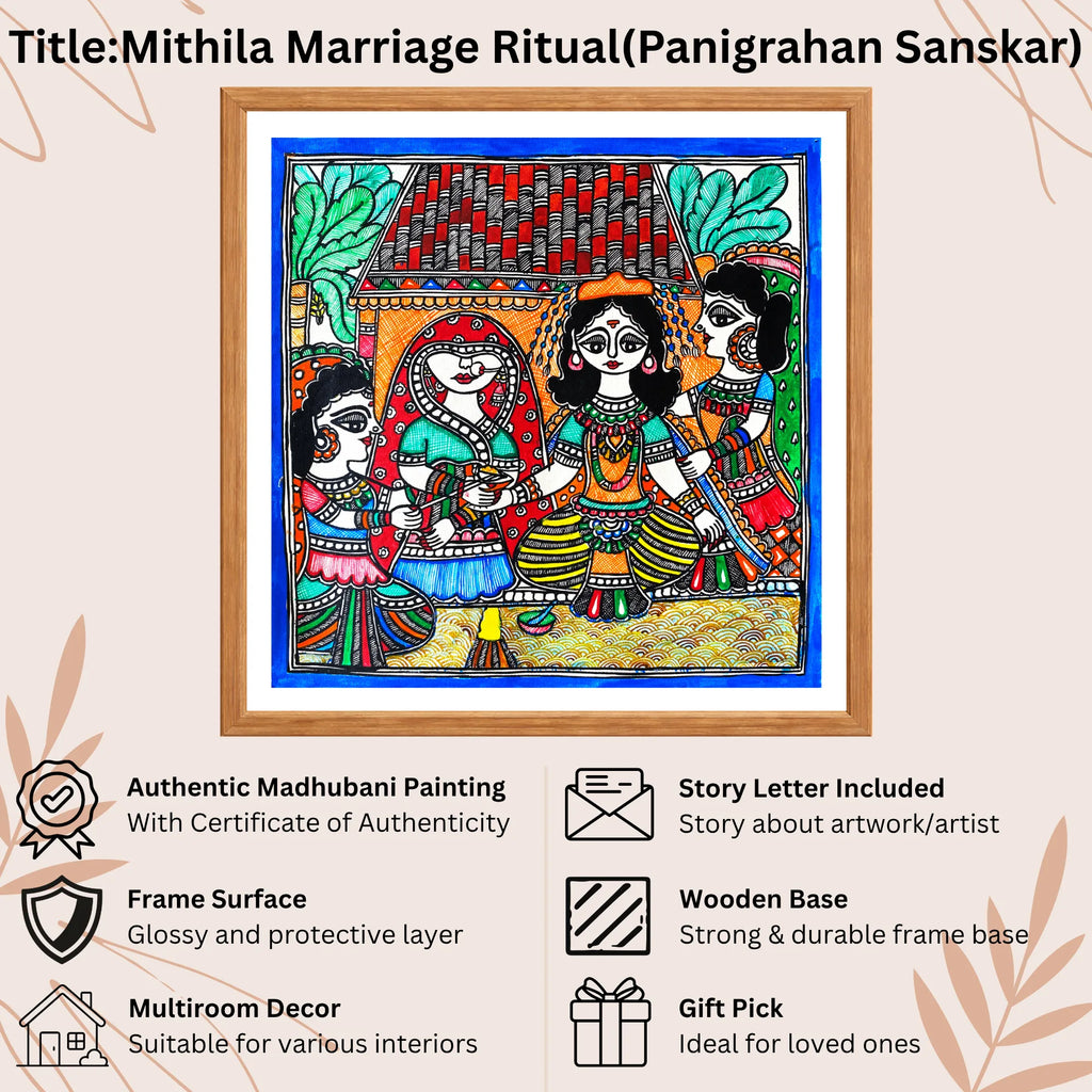Panigrahan Sanskar handmade painting authenticity certificate