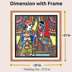 Jai Mala painting size 12 x 12 inch