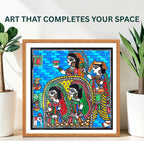 Kanya Nirikshan painting handmade details