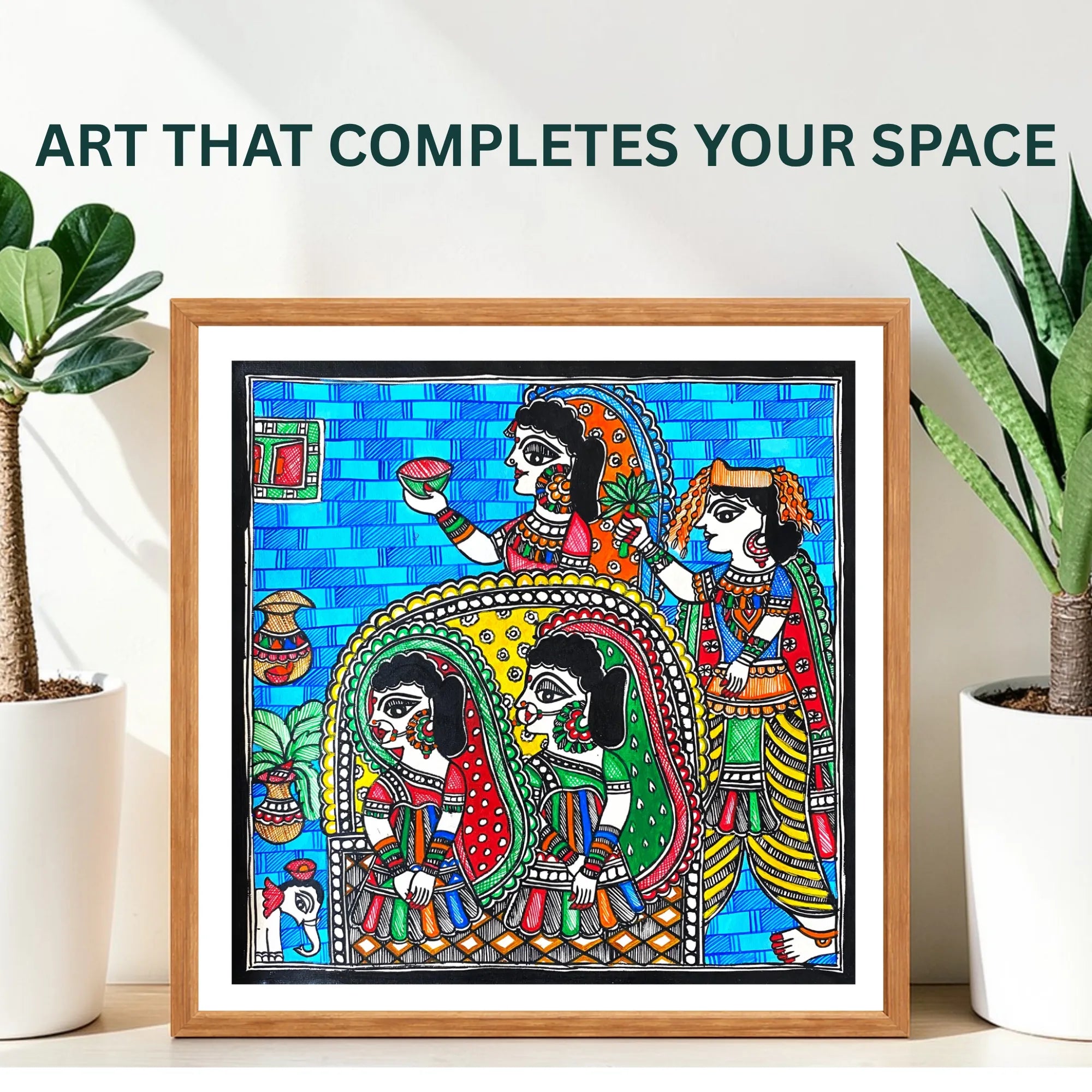 Kanya Nirikshan painting handmade details