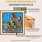 Framed Kanya Nirikshan painting detail