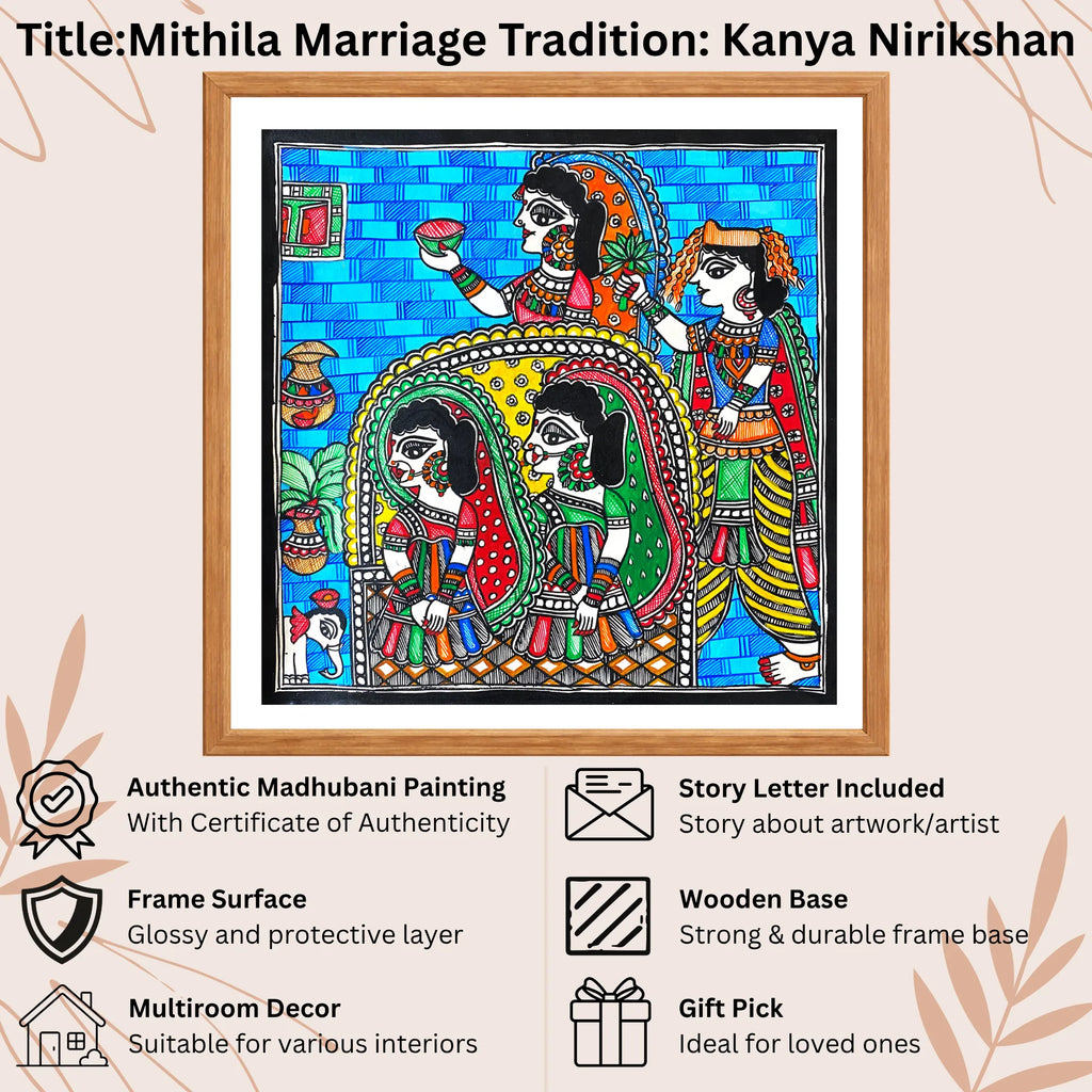 Kanya Nirikshan handmade painting authenticity certificate