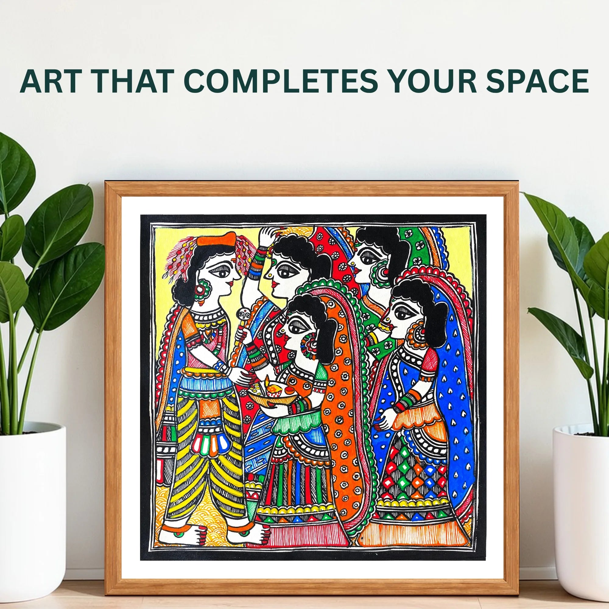 Paricchavan Ceremony painting handmade details