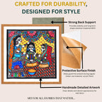 Framed Haldi Ceremony painting detail