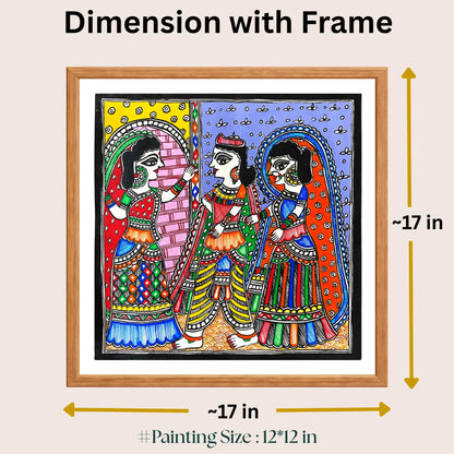 Mithila Marriage Ritual: Dwar Chekai (Blocking the gate of Kohbar room)