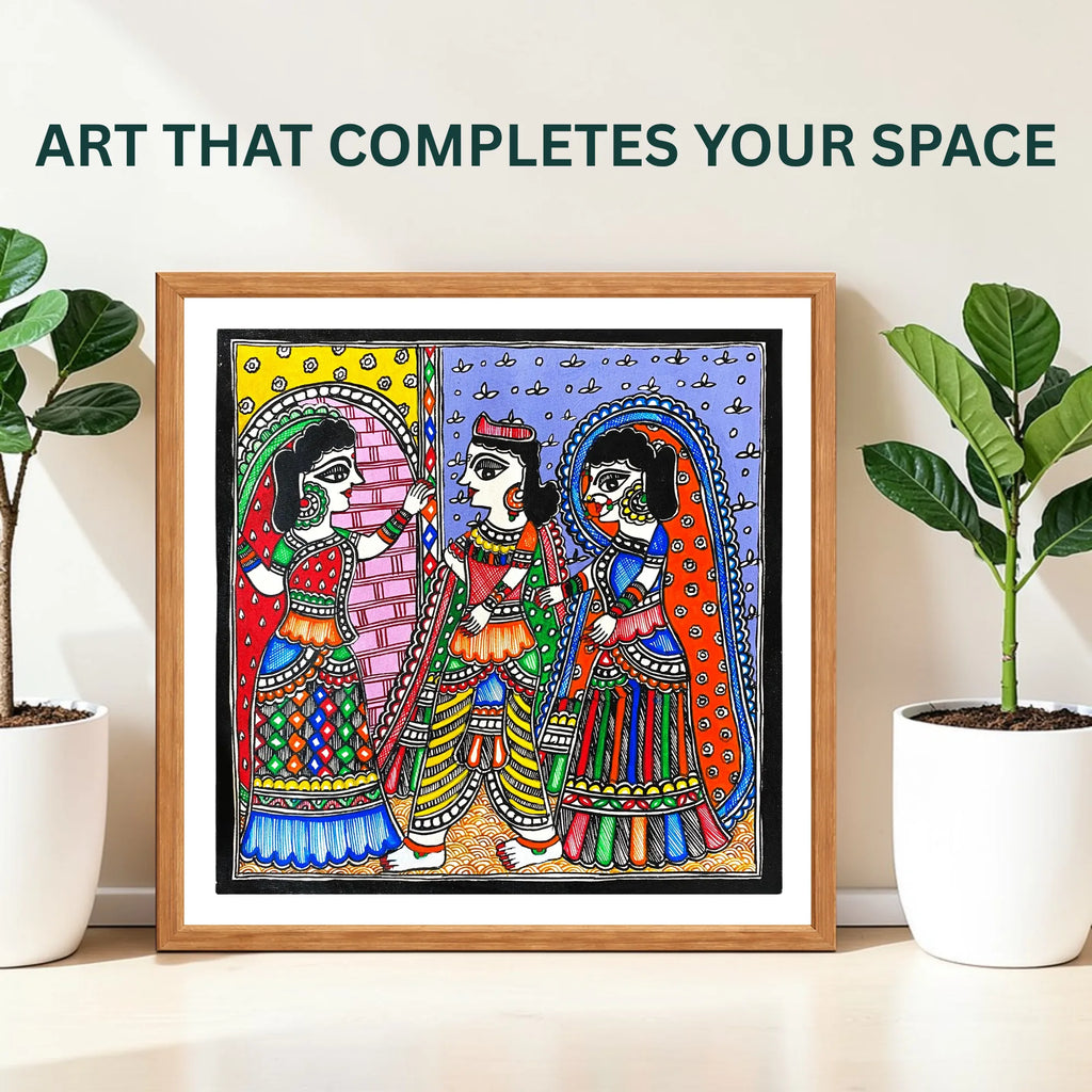 Dwar Chekai painting handmade details