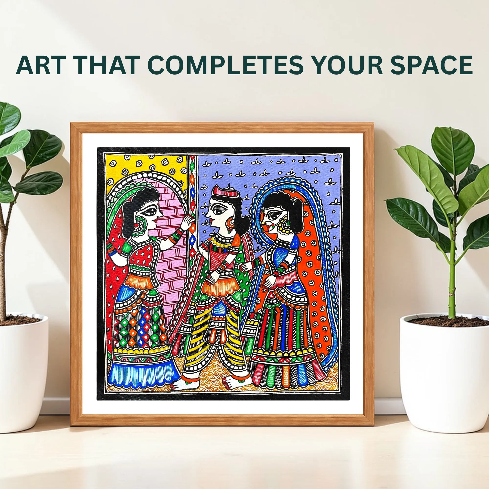 Dwar Chekai painting handmade details