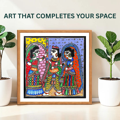 Mithila Marriage Ritual: Dwar Chekai (Blocking the gate of Kohbar room)