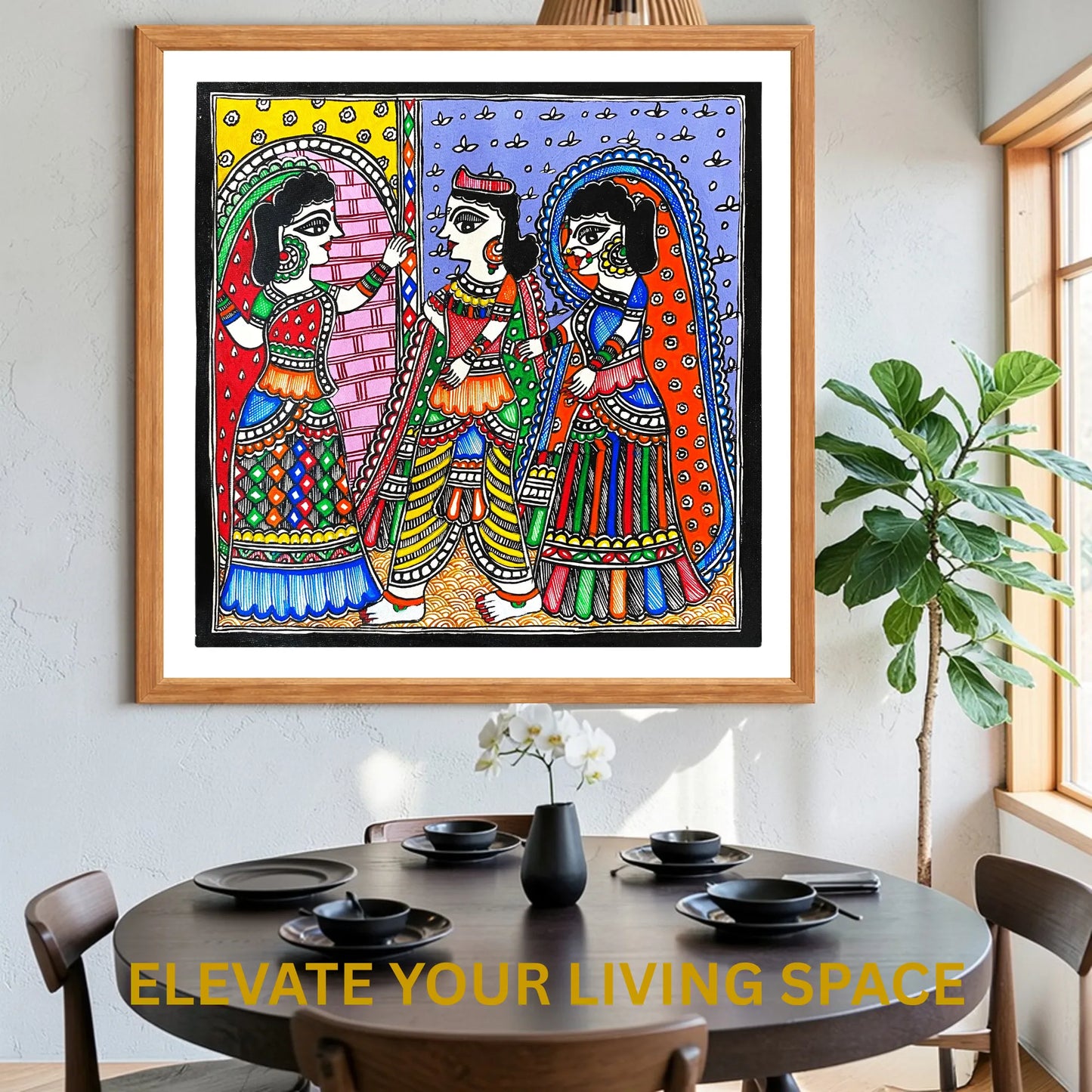 Mithila Marriage Ritual: Dwar Chekai (Blocking the gate of Kohbar room)